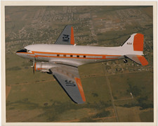 Vintage 8x10 Photo Douglas DC-3 N34, FAA's Last Flight Inspection Aircraft picture