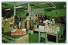 c1950 Factory & Discount Store Handbags Mill Ends Fabric Brattleboro VT Postcard picture
