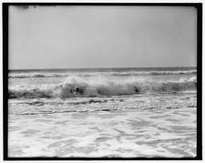 Photo:Atlantic Ocean Surf Waves 1900s Detroit Publishing Company picture