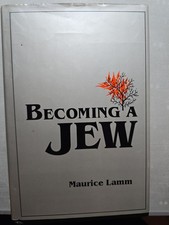  Becoming a Jew.Bye Lamm, H/c Jewish Book/Sefer  picture