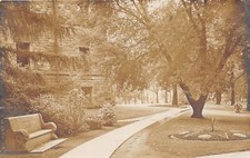 J62/ Urbana University of Illinois RPPC Postcard c1910 Building Sidewalk 232 picture