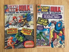 2 Early (1965) Hulk TALES TO ASTONISH #63 *Key 1st Full Leader*, 65 (VG) picture