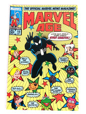 Marvel Age #19 Early Preview Black Costume Amazing SpiderMan Marvel 1984 VF/NM picture
