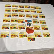 1978 Topps Marvel Comics Sugar Free Display Box With All 34 Comic Wrappers picture