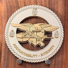 US Navy SEAL Team XVIII Double Sided Challenge Coin  M#37 picture