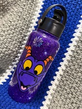 Disney Figment Glitter water bottle picture