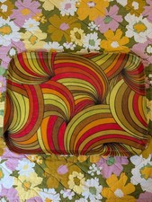 Silite psychedelic fiberglass tray Vintage MCM 1970s 70s VTG Groovy Collectible picture