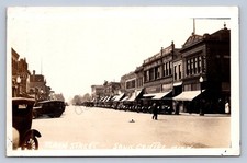 J90/ Sauk Centre Minnesota RPPC Postcard c1910 Main Street Stores 365 picture