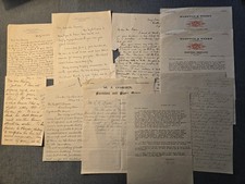 Vintage Correspondence Lot 10 Letters 1924-1935 Ralph Bearce Canton NH Ephemera picture