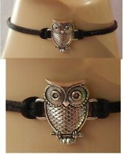 Owl Choker Necklace Chain Black Silver Women Fashion Accessories Bird Jewelry picture