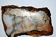 Gold Silver Quartz Ore Slab 1800s Ore Knob Copper Mine NC High Grade Deal picture