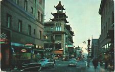 Chinatown at Night San Francisco California 1961 picture