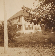 Home House Unknown Location Real Photo RPPC Postcard picture
