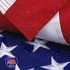 6X10FT US Flag Heavy Duty Embroidered Stars Grommets Nylon American Flag picture