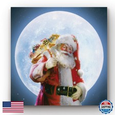 Renditions Gallery Christmas Wall Art Canvas, 40x40, Moonlight picture