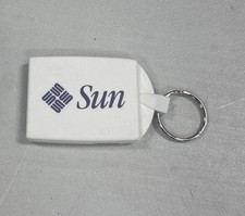 Vintage Sun Microsystems Sticky Note Keychain White picture