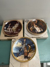 3 Norman Rockwell Rediscovered Women Bradford Exchange Collectors Plates Rare picture