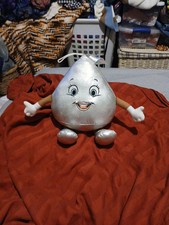 Hershey Park Kiss Candies Silver Chocolate World 10” Plush Stuffed Authentic picture