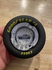 Goodyear Tire Ashtray Chevy Corvette Glass Rubber HOTROD NASCAR Car Truck Auto picture