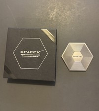 SpaceX 2023 EMPLOYEE ONLY COLLECTIBLE SILVER MEDALLION RARE 2023 Milestones picture