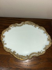 Opaline Milk Glass Dresser Tray picture