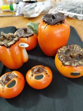 Vintage Japanese Arita Ware Persimmon Set picture