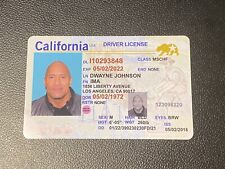 MSCHF Boosted Packs V2 2nd Edition- Dwayne Johnson The Rock  driver license RARE picture
