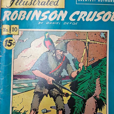 Classics Illustrated #10 Robinson Crusoe Comic Single Issue by Defoe picture