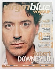 VIRGIN BLUE AIRLINES - Inflight Magazine - Aug 2008 Robert Downey Jr Australia picture