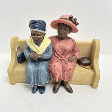 UTI Resin African American Two Older Woman Church Pew Christianity picture