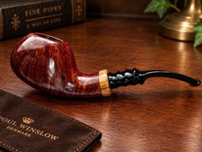 Rare Vintage Poul Winsløw Grade C Briar Pipe NOS Made in Denmark 烟斗 picture