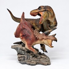 Sideshow Dinosauria T-Rex vs Triceratops Diorama Statue 110/500 Polystone No Box picture
