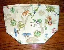 Crazy Good Tall Tissue Basket Liner from Longaberger Botanical Fields fabric picture