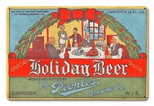 PEOPLES BREWING CO HOLIDAY BEER 18
