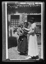 Miss Rose Gendolfo on her daily rounds in one of Chioggia's medieval courts picture