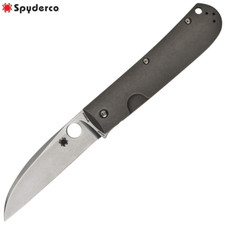 Spyderco SwayBack Marcin Slysz CTS-XHP Stonewashed Blade Titanium Handle C249TIP picture