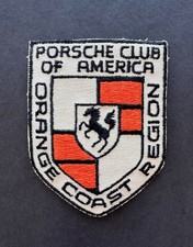 Vintage PCA Porsche Club Embroidered Patch Orange Coast Region Orig Owner  VGC picture