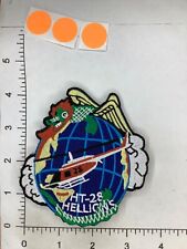 VINTAGE US NAVY HT-28 HELLIONS  PATCH picture