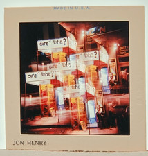 Jon Henry 1965 Vintage 120 Slide Cafe Wha Club Neon Multi-Exposure NYC Dylan Era picture