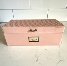 Gucci Beauty Pink Quilted Jewelry Box/Vanity. New, No Box picture