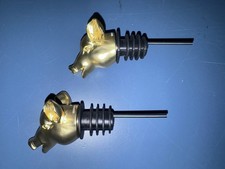 Whistle Pig Piggyback Whiskey Heavy Metal Pour Spout **SET OF 2 picture