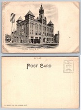 Corning NY City Hall Postcard Early 1900s Rochester News Co. Architecture picture