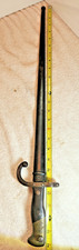 Bayonet & Scabbard French Mre D'Armes de Chat Fbre 1875 Rifle Sword Military picture