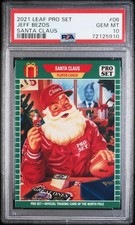 2021 Leaf Pro #06 Santa Claus and Jeff Bezos PSA 10 GEM MINT  picture