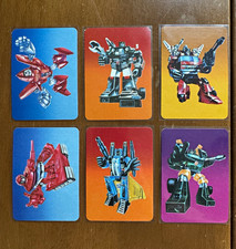 Hasbro Transformers cards 1985 Series 1 Lot of 6 character cards picture