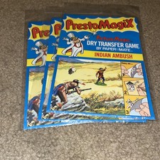 SEALED Vintage PrestoMagix 1978 Lot Of Three Indian Ambush Very Rare Limited picture
