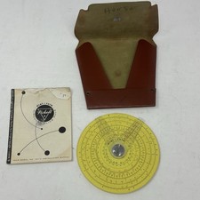 VTG Pickett Circular Slide Rule 101-C Dial-Rule Instructions Case picture