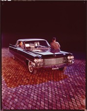 1963 Cadillac Automobile Old Car Advertising Photo 2 picture