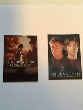 2007 Supernatural TV show two rare promo cards  picture