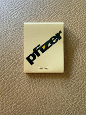 Vintage Pfizer Pharmaceutical Advertising Matchbook Unstruck Antibiotics Medicin picture